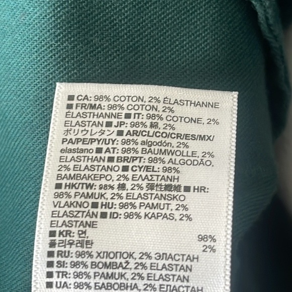 NWT Gap Men’s Floral tropical Hawaiian green flat front chino shorts size 38 - Picture 11 of 15